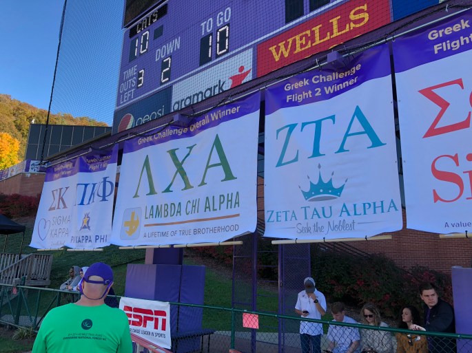 Lambda Chi Alpha, overall winner of Catamount Greek Challenge at Western Carolina University Homecoming 2018.